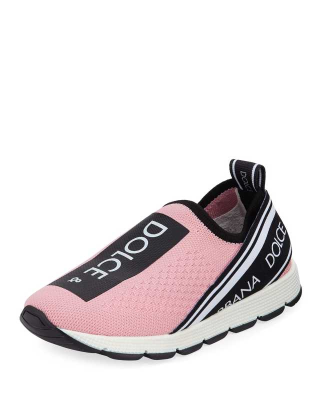 Girl's Maglina Slip-On Knit Logo Sneakers, Toddler/Kids